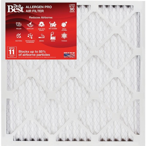 All-Source 20 In. x 20 In. x 1 In. MERV 11 Furnace Filter DB1-2020-11-6 - main